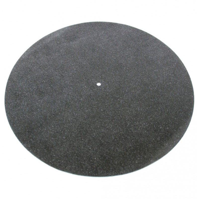 Tonar Black leather turntable mat image