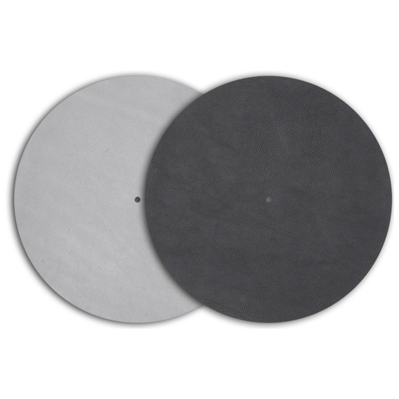 Pro-ject Leather IT Turntable Mat. grey - NEW in box with warranty. In stock and available for immediate worldwide shipping  			